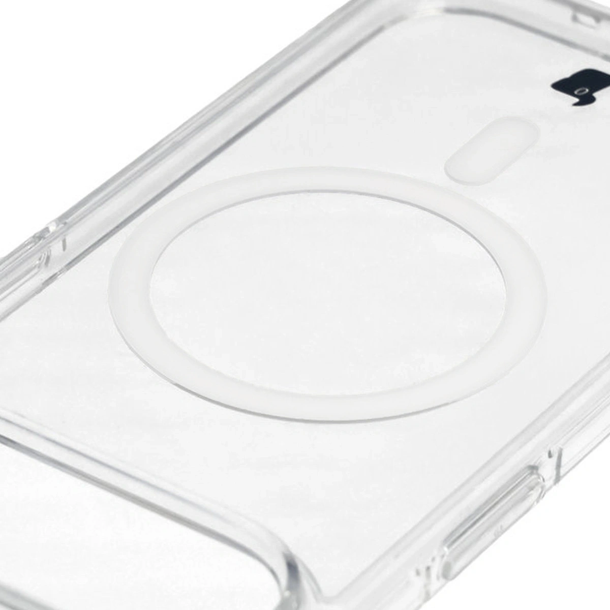 Pierścień magnetyczny w etui Bizon Case CrystalO do Apple iPhone Air